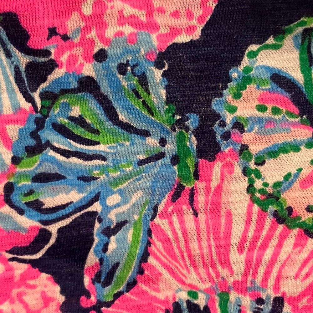 Lilly Pulitzer Etta Scoop Neck Tee - Picture 7 of 7